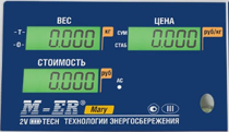 Пленочная панель передняя 223 АС LCD в Великом Новгороде